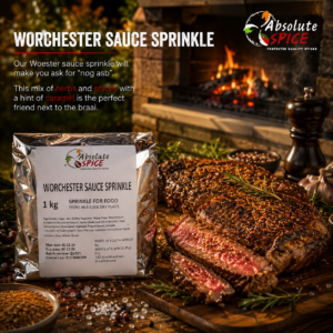 Woester sauce sprinkle