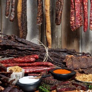 Biltong, droewors & cabanossi